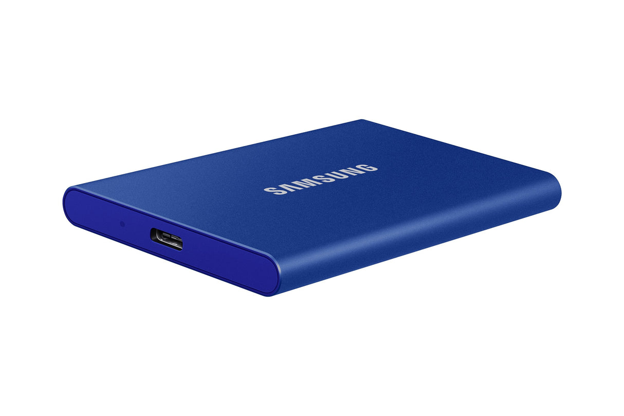Disco Externo Ssd Samsung 2tb Portable T7 Usb3.2 Gen.2 Indigo Blue
