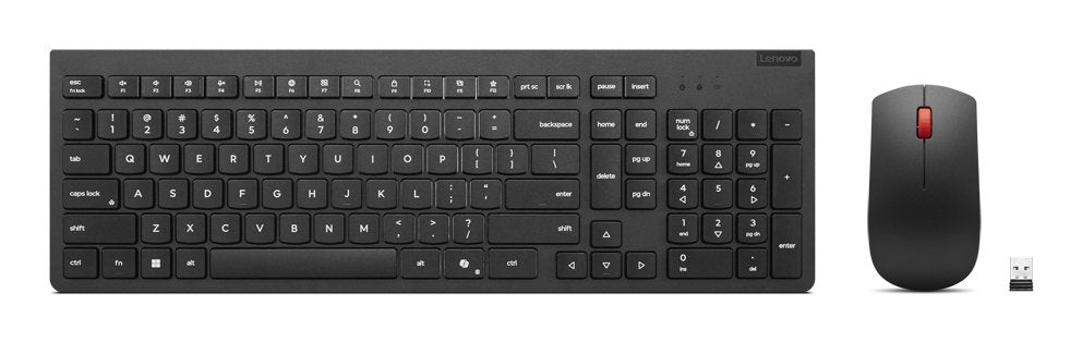 EAN 0195892116684 - Lenovo 4X31R64484 teclado Ratón incluido Oficina RF inalámbrico Español Negro imagen 1