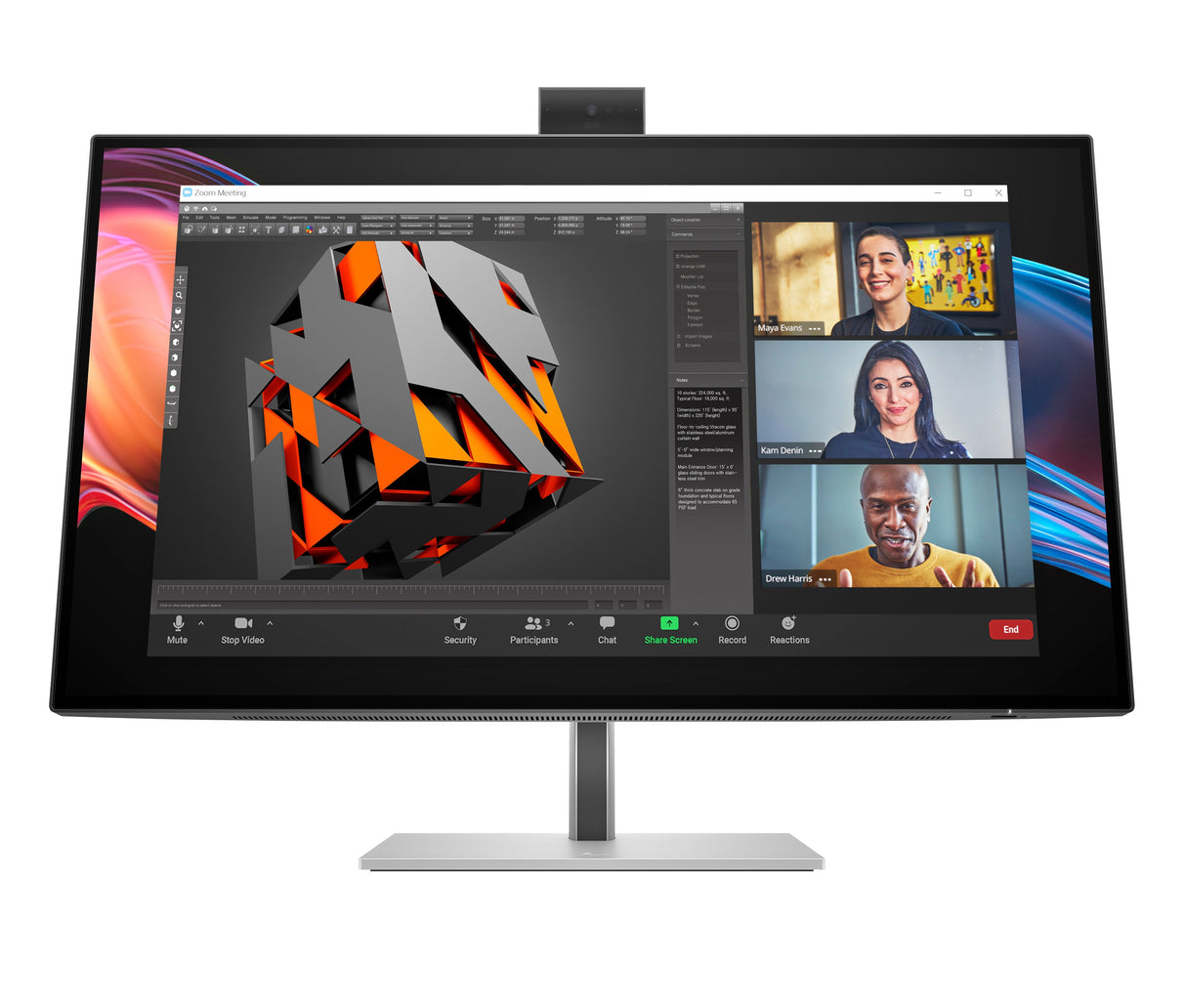 EAN 5715063748893 - HP Series 7 Pro 727pm pantalla para PC 68,6 cm (27") 3840 x 2160 Pixeles 4K Ultra HD LCD Plata imagen 1