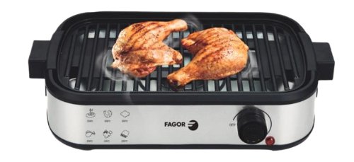 Parrilla Eléctrica Smokeless Con Extractor De Humo 1800 W