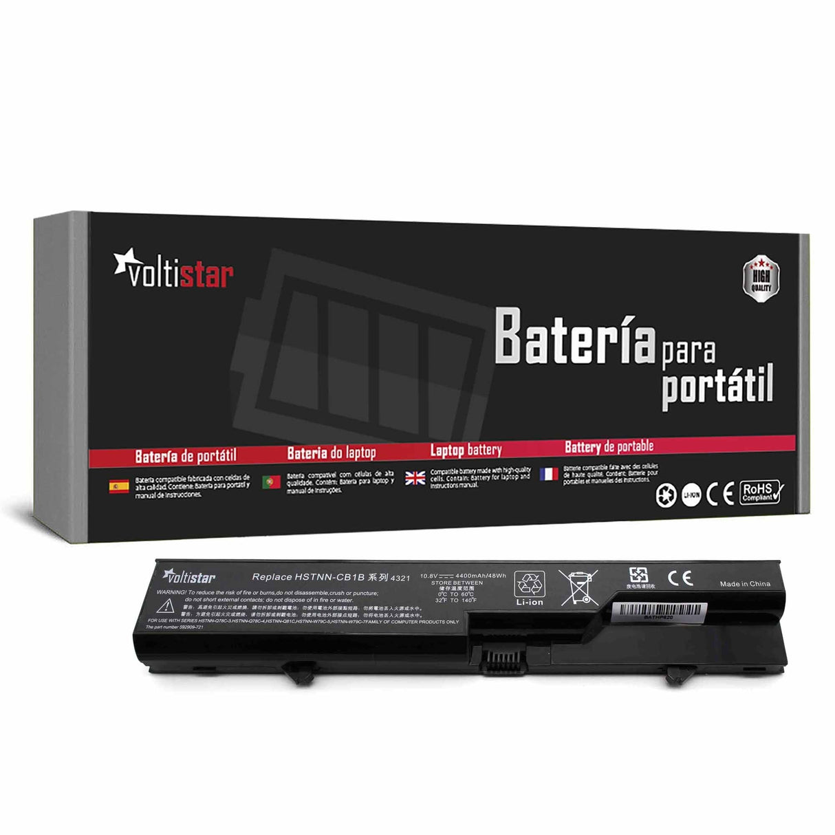 Batería Para Portátil Hp 620 593572-001 587706-751