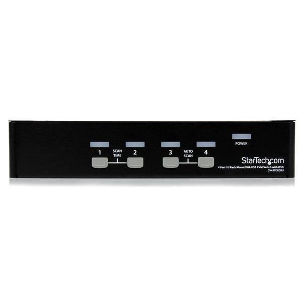 EAN 0065030837231 - StarTech.com SV431DUSBU interruptor KVM Montaje en rack Negro imagen 2