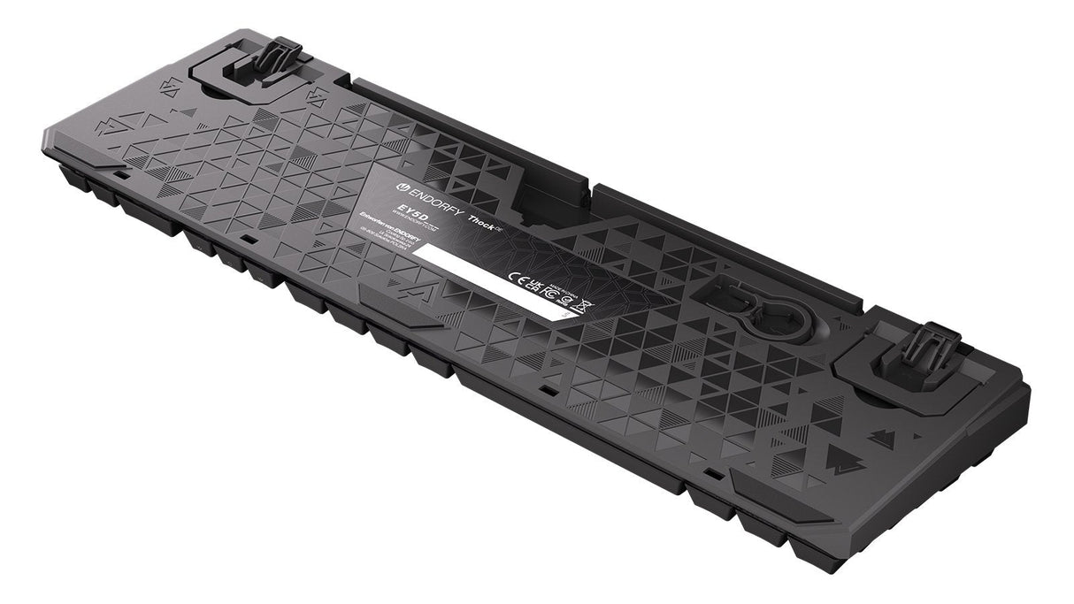 Teclado Alemán Endorfy Thock Usb Qwertz Negro