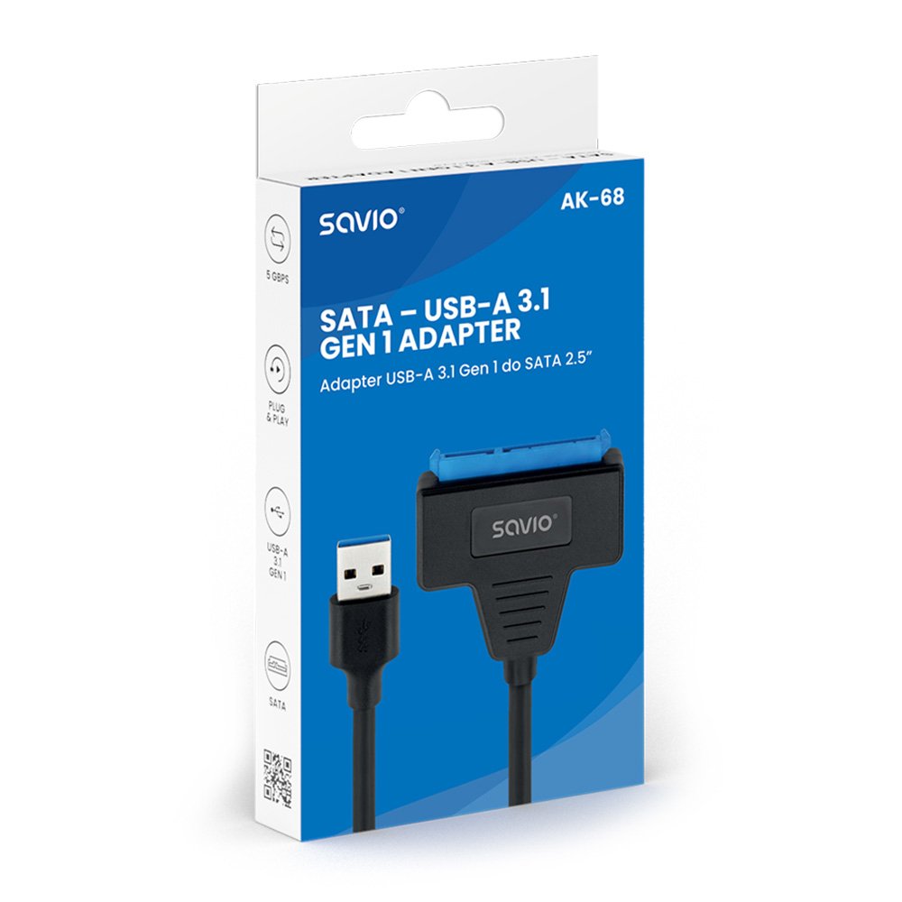 EAN 5901986048428 - Savio K-68 tarjeta y adaptador de interfaz USB 3.2 Gen 1 (3.1 Gen 1) imagen 4