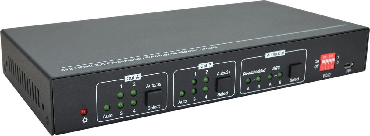 EAN 5706998972637 - Vivolink VLHDMIMAT4X2RS matriz de conmutación Matriz de conmutación con escalador 7,5 W imagen 6