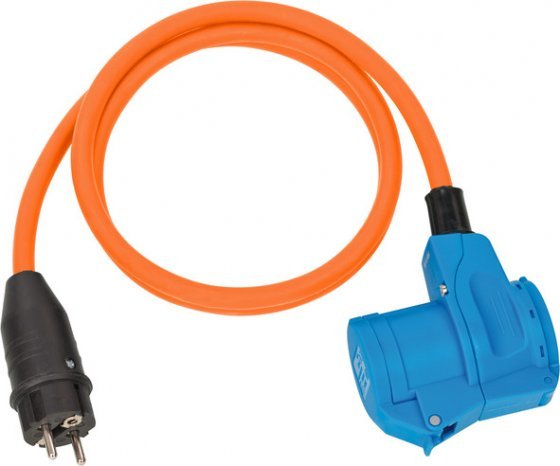 EAN 4007123673841 - Brennenstuhl 1132910525 base múltiple 1,5 m 1 salidas AC Exterior Negro, Azul, Naranja imagen 1