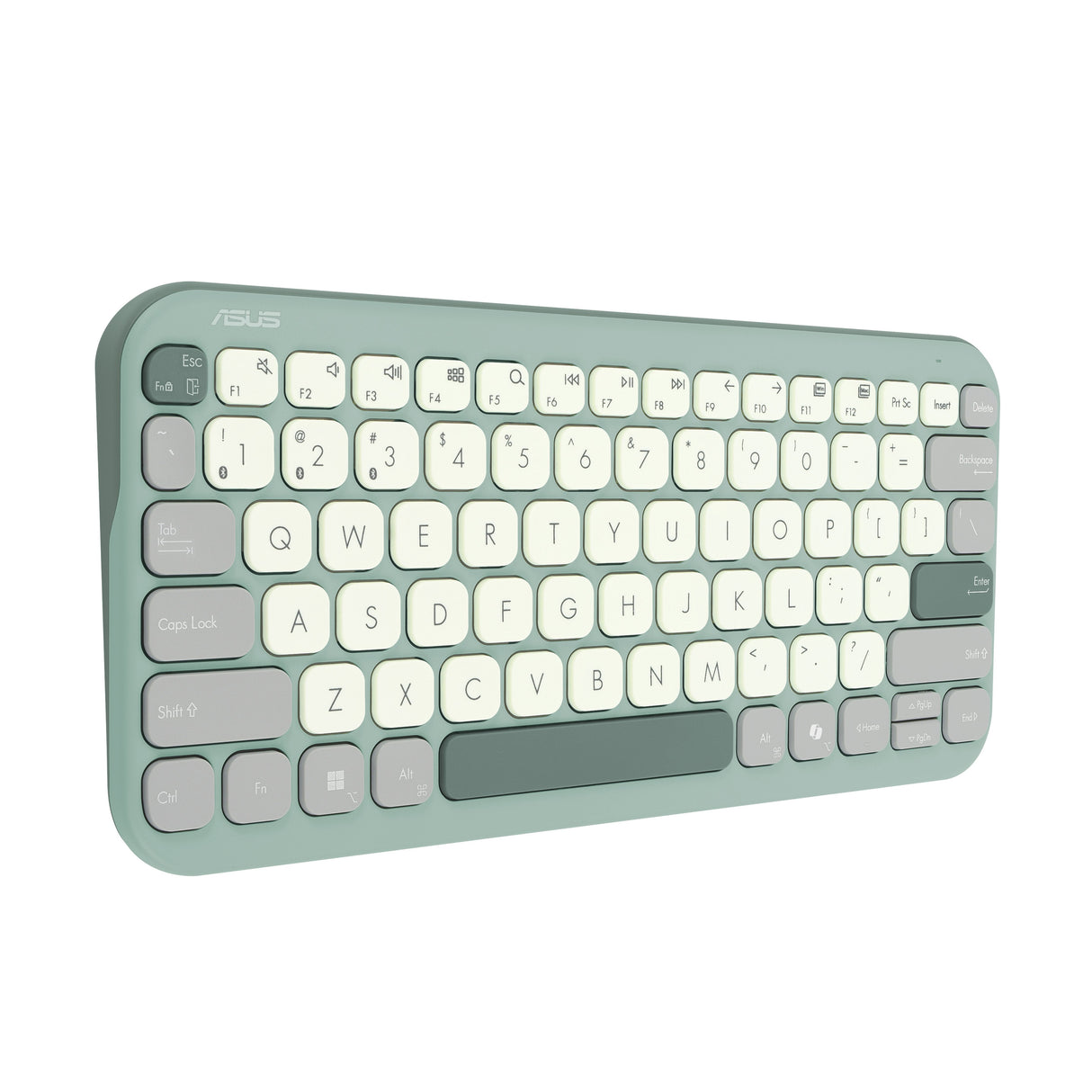 Teclado Inalámbrico Asus Marshmallow Kw100 Verde