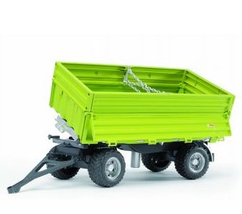 Volquete De 3 Vías Bruder Fliegl Con Placa Deslizable, Vehículo De Juguete