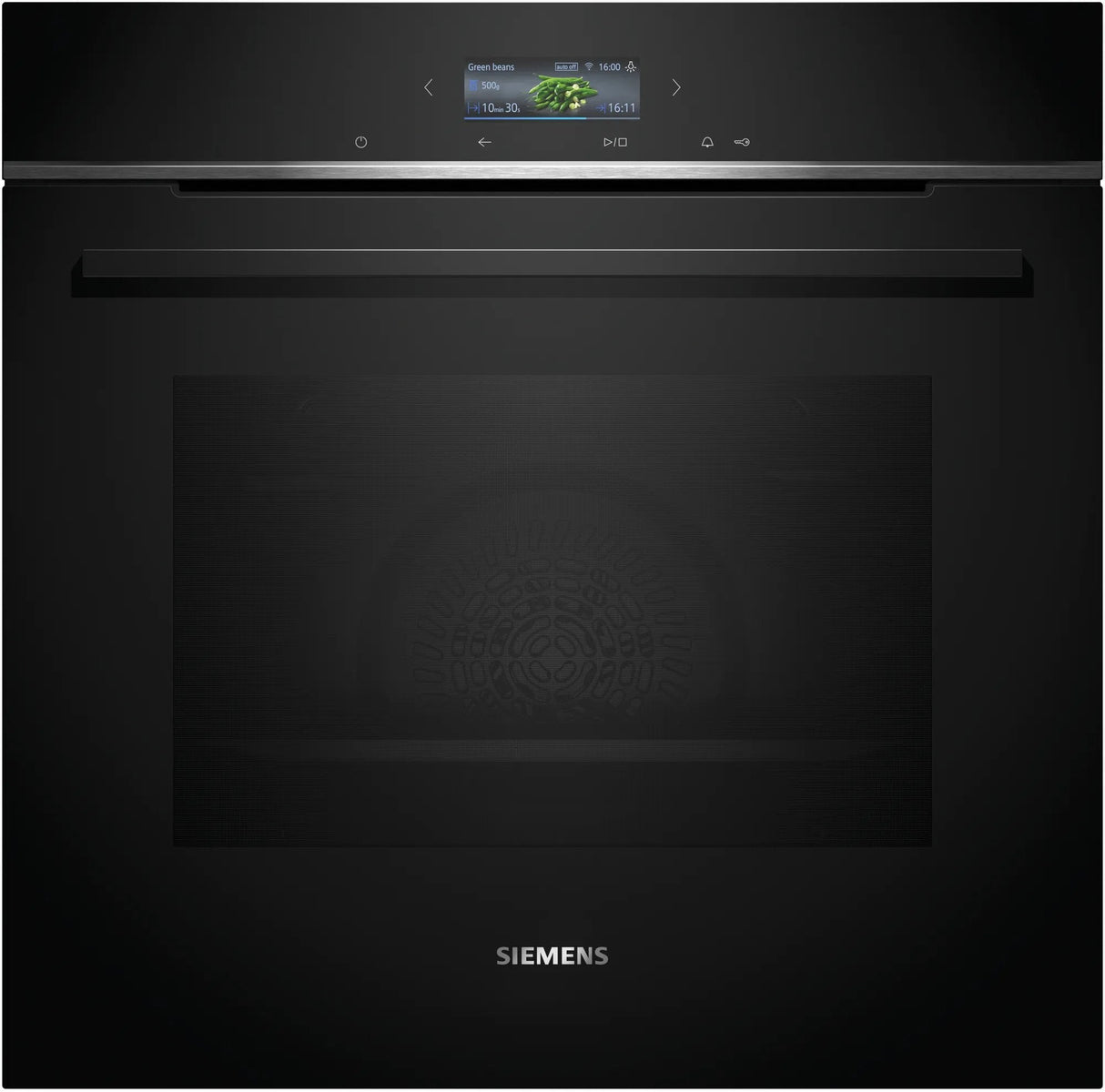 Siemens Hb774g1b1 Iq700, Horno Negro/Acero Inoxidable, 60 Cm, Home Connect Hb774g1b1