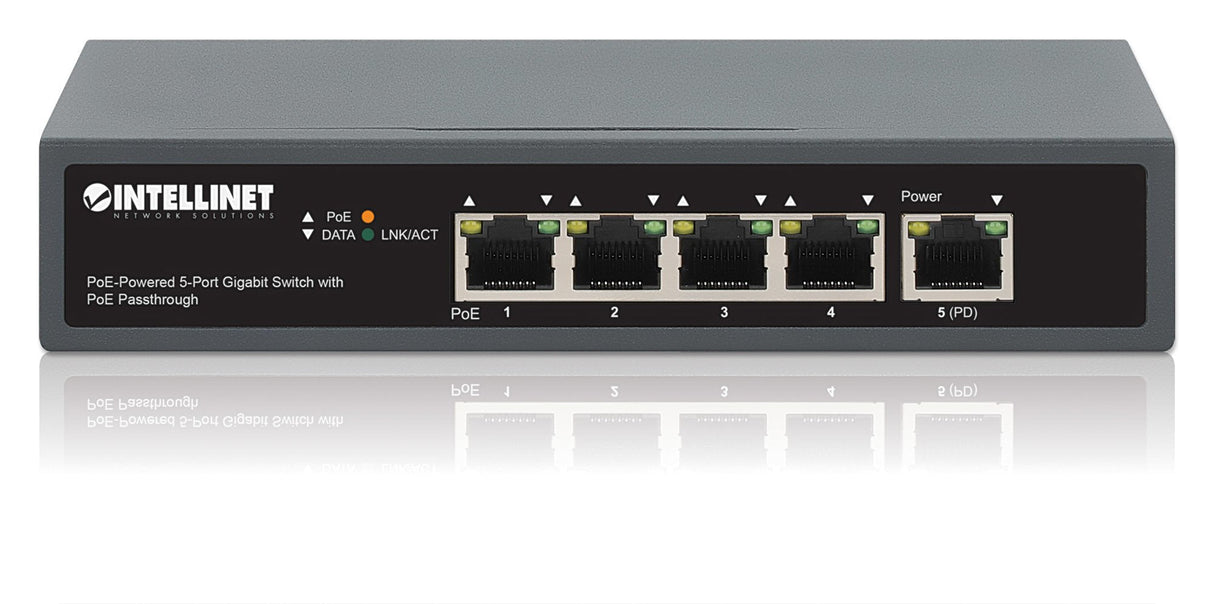 EAN 0766623561808 - Intellinet 561808 switch Gigabit Ethernet (10/100/1000) Energía sobre Ethernet (PoE) imagen 5