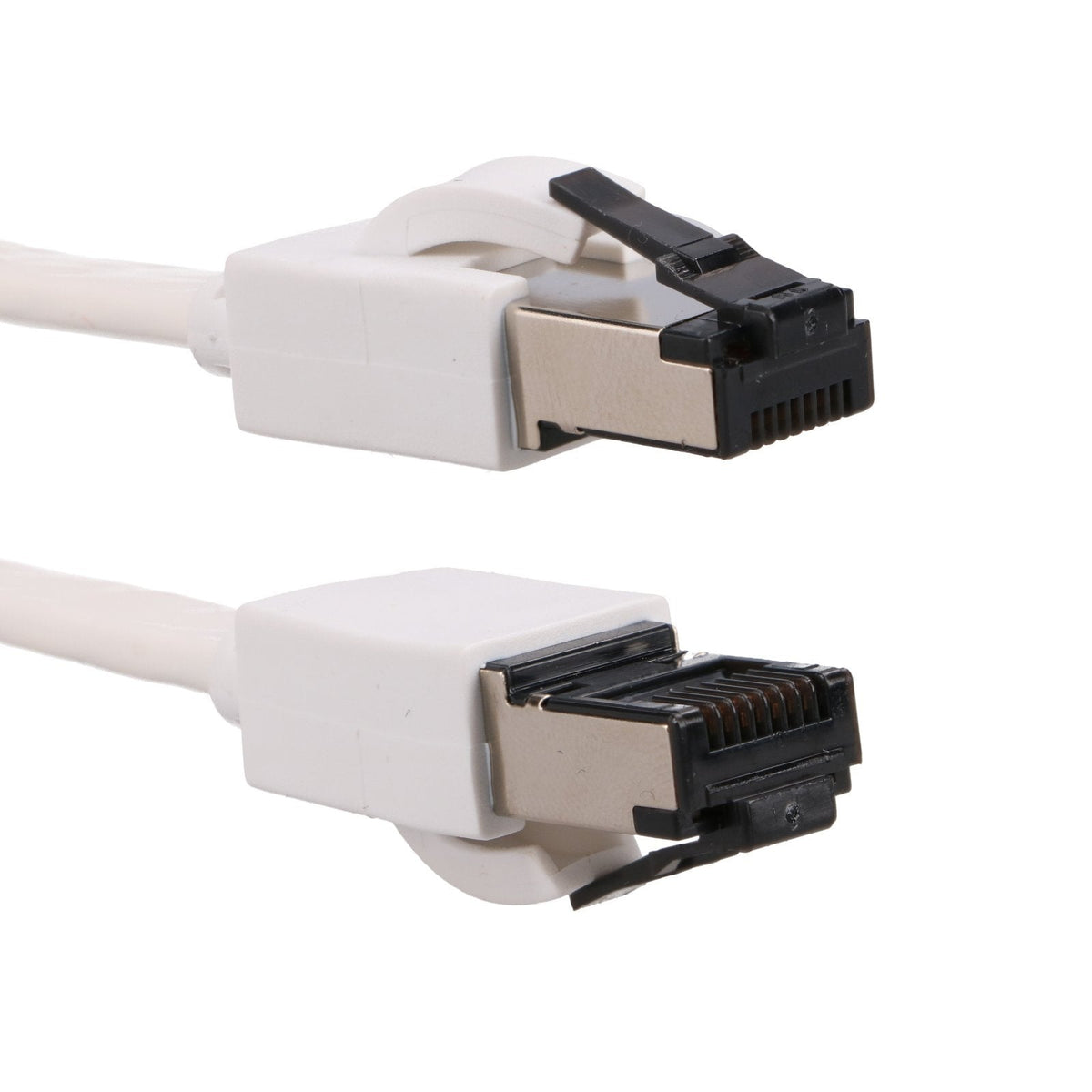Extralink Lan Patchcord Cat.8 U Ftp 3m 40g Flat Shielded Foiled Twisted Pair Bare Copper White