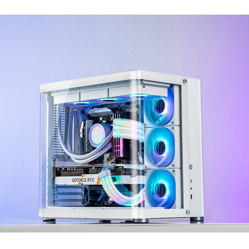 Jonsbo Sl-120 Pwm Ventilador, Argb - 120mm, Blanco