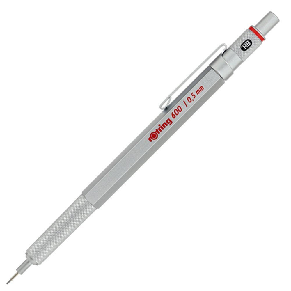 Rotring 1904445 Bolígrafo Plata Bolígrafo De Punta Retráctil Con Pulsador