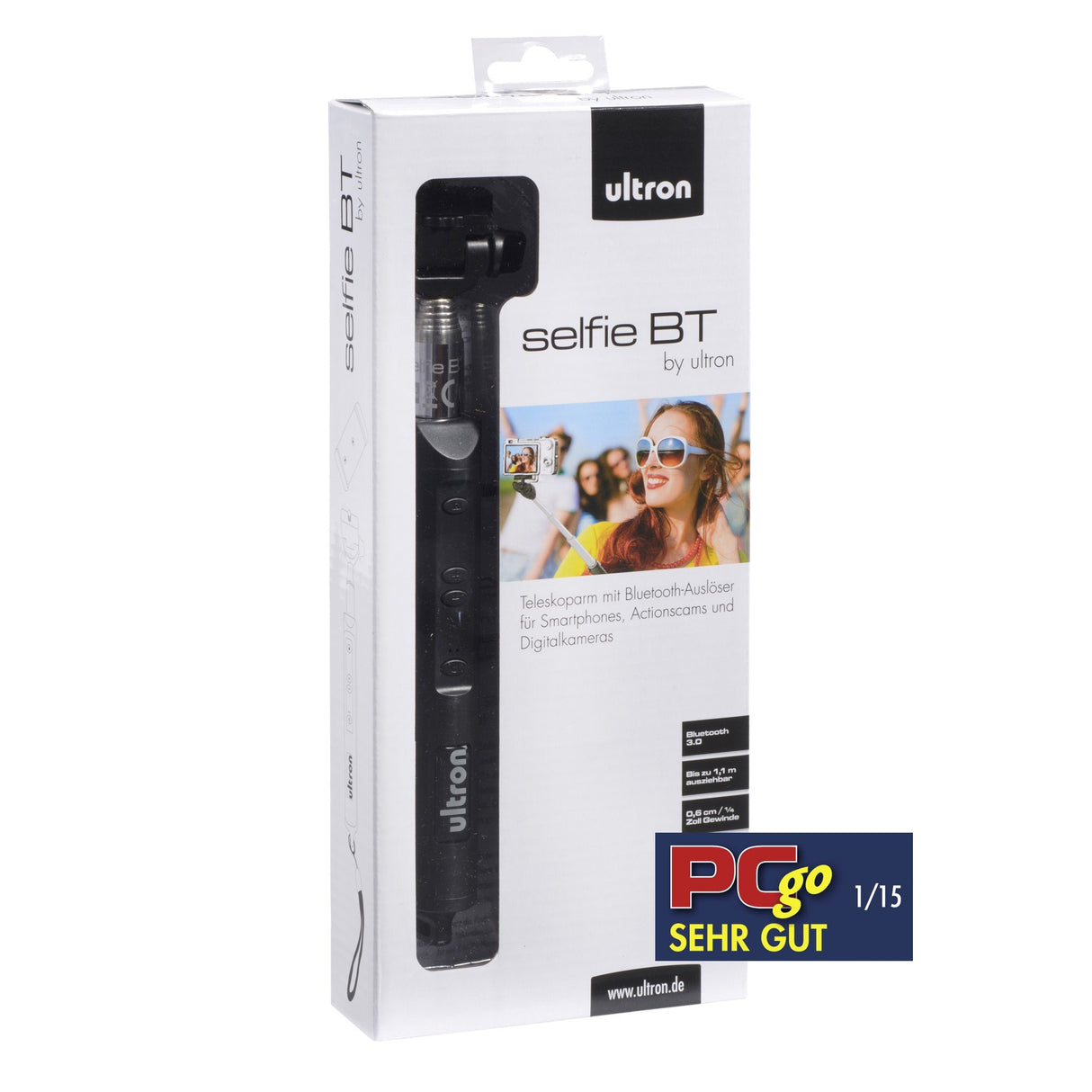EAN 4040895498557 - Ultron 149855 palo para autofotos Universal Negro, Plata imagen 2
