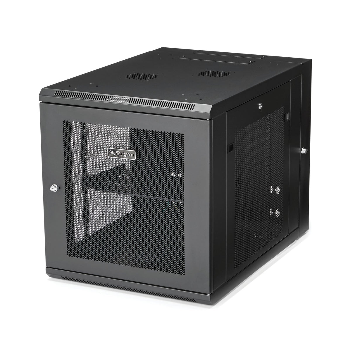 EAN 65030870436 - StarTech.com RK1232WALHM armario rack Bastidor de pared Negro imagen 1