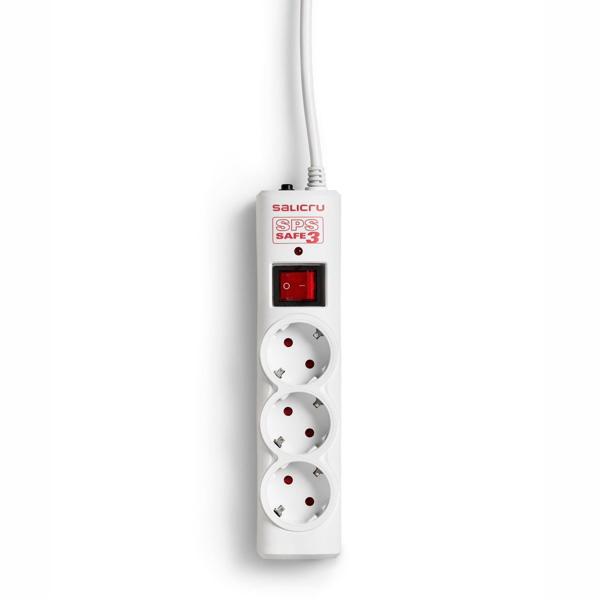 EAN 8436035921621 - Salicru 680BA000001 limitador de tensión Blanco 3 salidas AC 250 V 1,5 m imagen 1