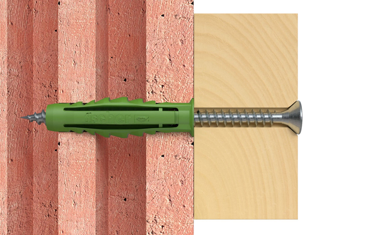 EAN 4048962199475 - Fischer 524823 tornillo de anclaje y taco 10 pieza(s) Juego de enchufes de pared y tornillos 40 mm imagen 8