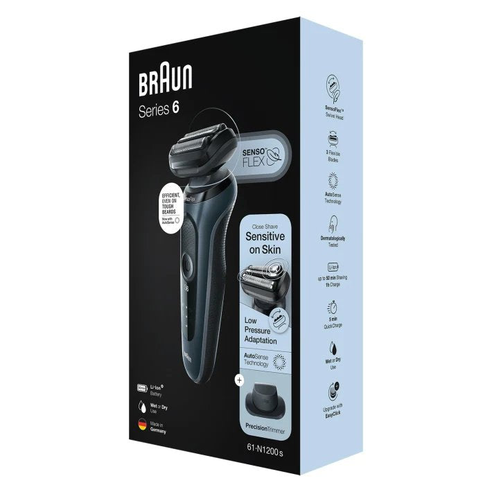 EAN 4210201432982 - Braun Series 6 61-N1200s Máquina de afeitar de láminas Recortadora Negro imagen 2