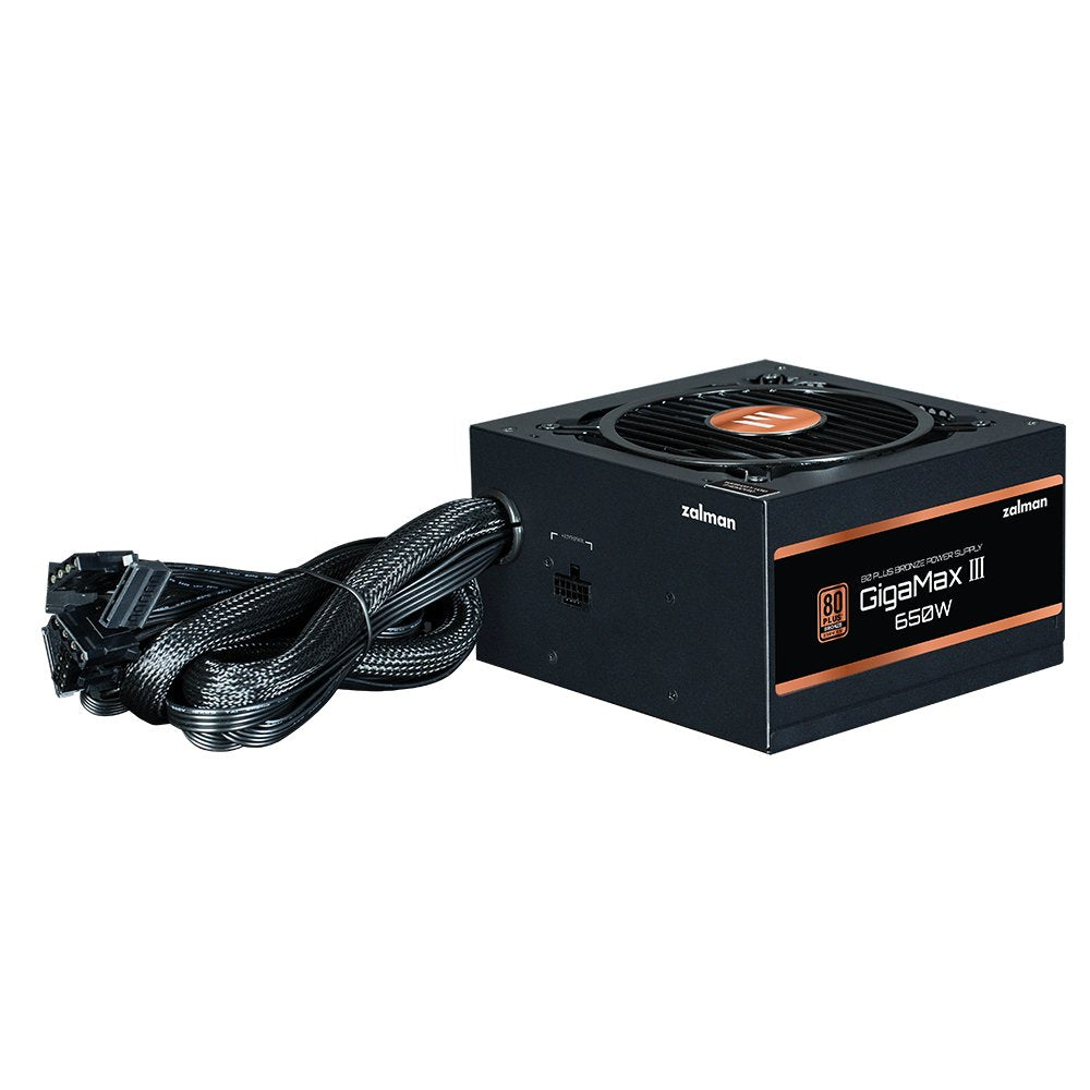 Fuente De Alimentacion Zalman Gigamaxiii 650w 80 + Bronze Atx Negro