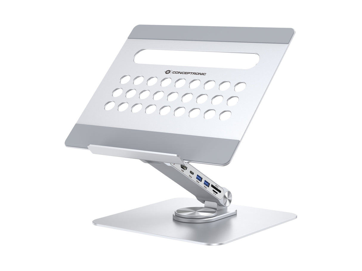 EAN 4015867236789 - Conceptronic DONN27G soporte para ordenador portátil Plata imagen 3