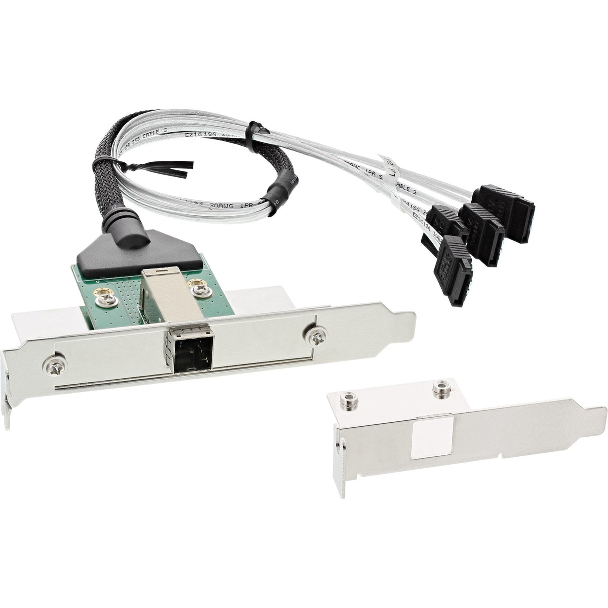 Inline® Sas Hd Bracket With Cable Ext. Sff-8644 A Int. 4x Sata 0.5m