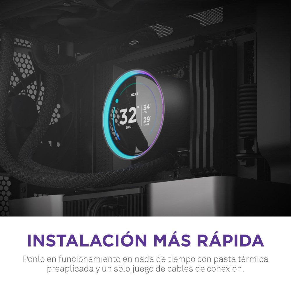 EAN 5056547204116 - NZXT Kraken Elite 240 Procesador Sistema de refrigeración líquida todo en uno 12 cm Negro 1 pieza(s) imagen 13