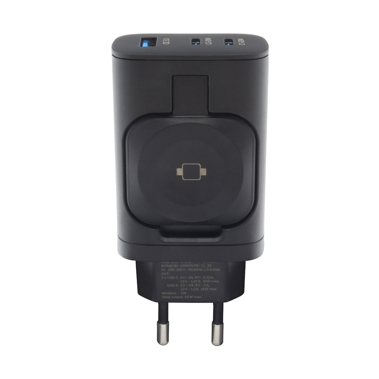 EAN 4040895011756 - RealPower 450476 cargador de dispositivo móvil Batería portátil, Reloj inteligente, Tableta Negro Corrien imagen 3