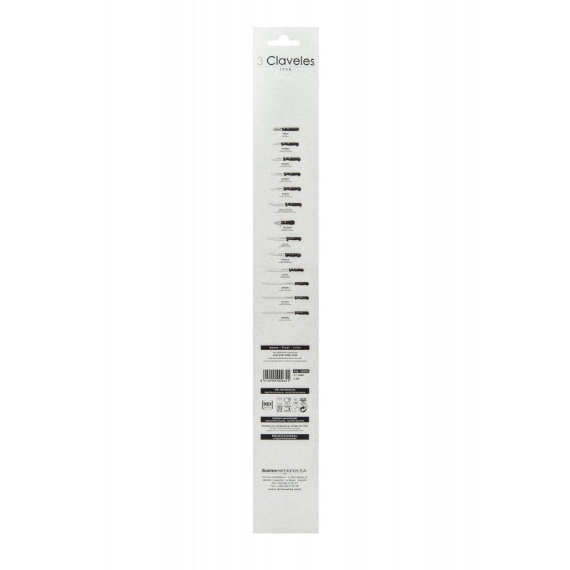 EAN 8410990009655 - 3 Claveles 00965 Acero inoxidable 1 pieza(s) Cuchillo para rebanar imagen 4