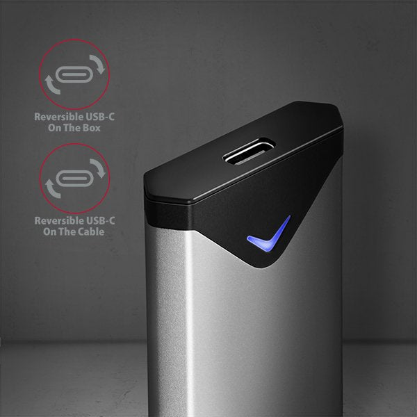 EAN 8595247904287 - Axagon EEM2-UG2 caja para disco duro externo Caja externa para unidad de estado sólido (SSD) Negro, Gris imagen 3