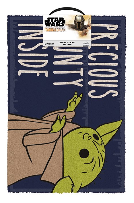EAN 5050293854441 - PYRAMID The Mandalorian Felpudo decorativo Rectangular Beige, Azul, Verde, Gris imagen 1