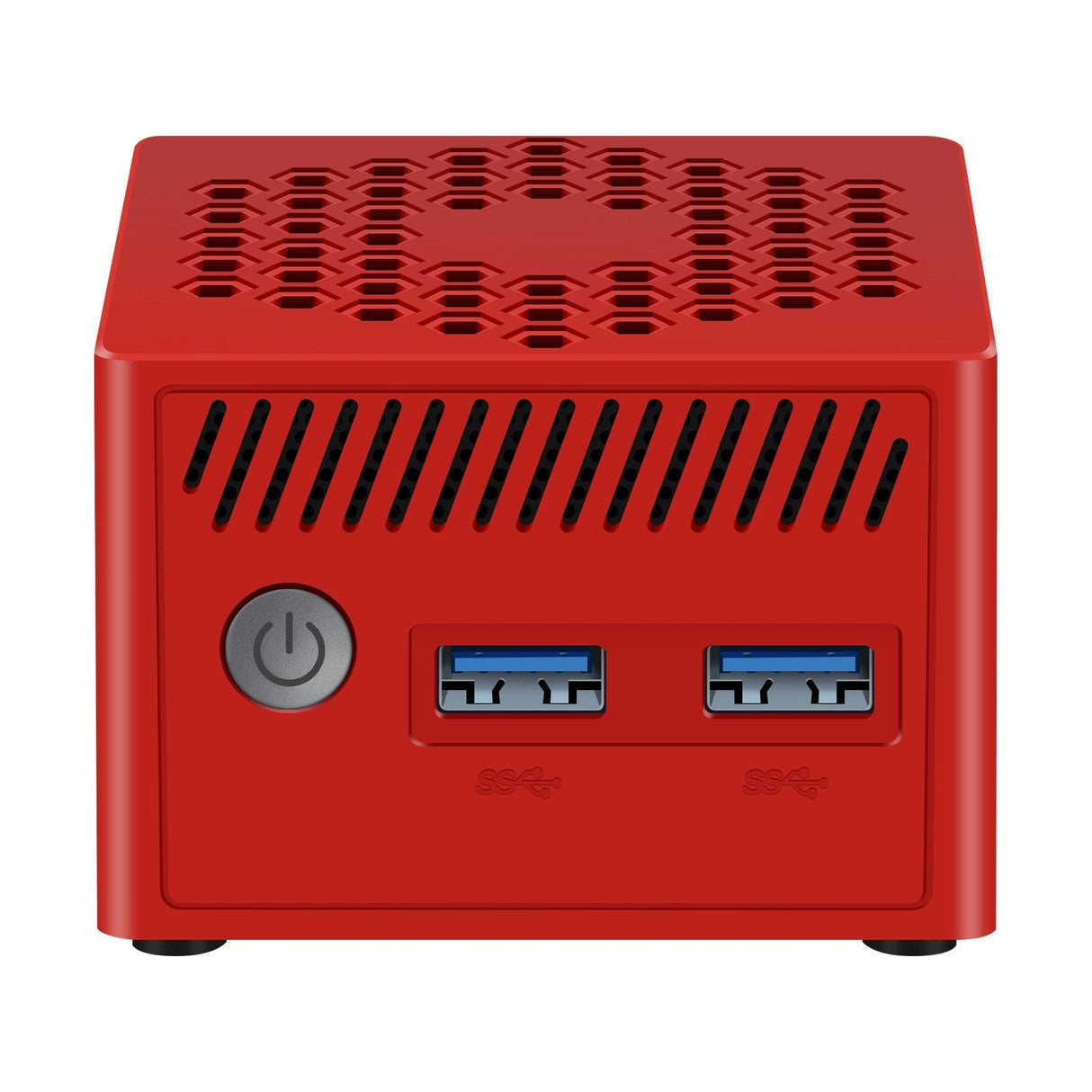 Minipc Leotec Intel N100 12gb 256gb M.2 Win11 Pro Pre-Instal Rojo