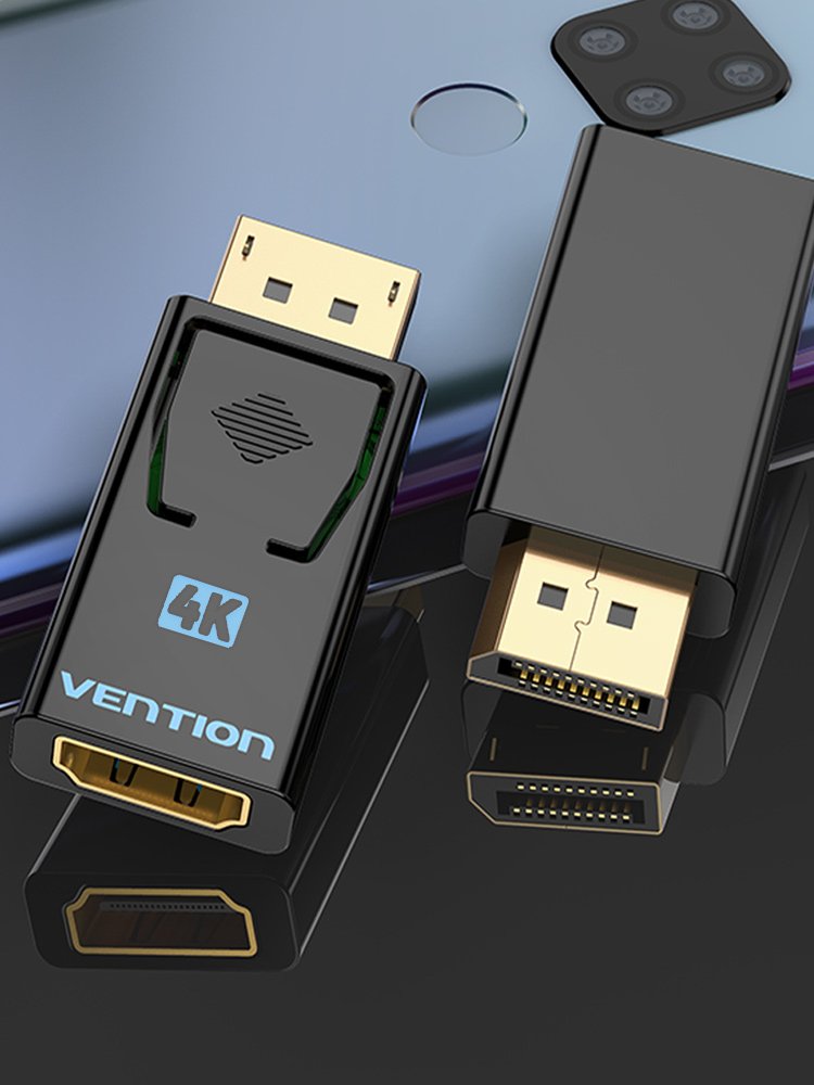 EAN 6922794746510 - Vention HBMB0 cambiador de género para cable DP Negro imagen 4