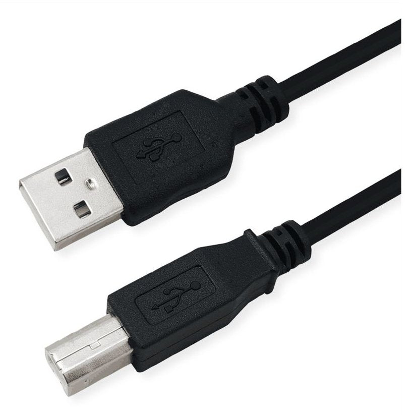 Roline Rm Usb 2.0 Cable, Typ A-B, Schwarz, 0,8 M