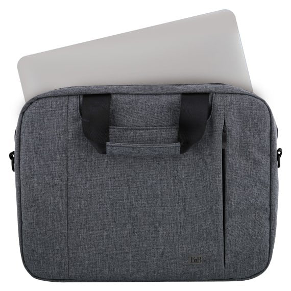 EAN 3303170109052 - T'nB NBANTI15 maletines para portátil 39,6 cm (15.6") Bandolera Gris imagen 2