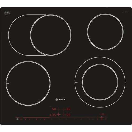 Bosch Home Pkn601dp1d Serie 8, Hob Self -Soportoment Black Pkn601dp1d