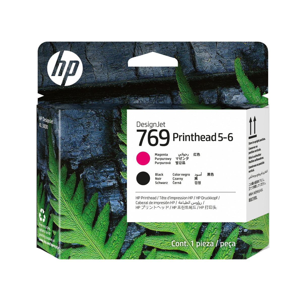 Hp Cabezal De Impresión Designjet 769 Magenta/Negro 5-6