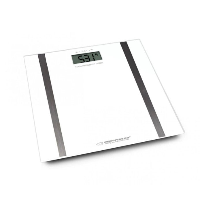 EAN 5901299954928 - Esperanza Samba Rectángulo Blanco Báscula personal electrónica imagen 1