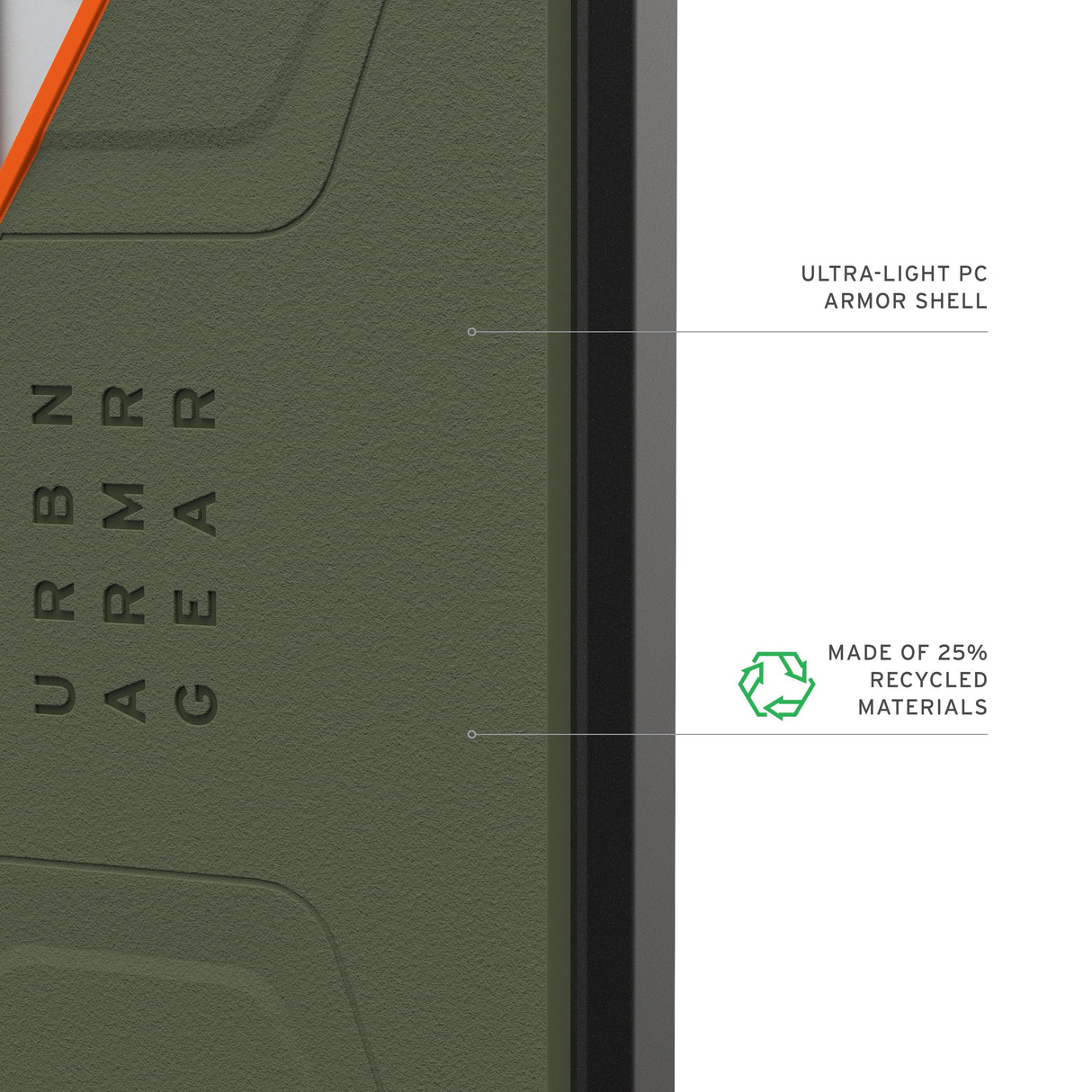 Uag Funda Civil Oliva Naranja Samsung Galaxy S26 Ultra
