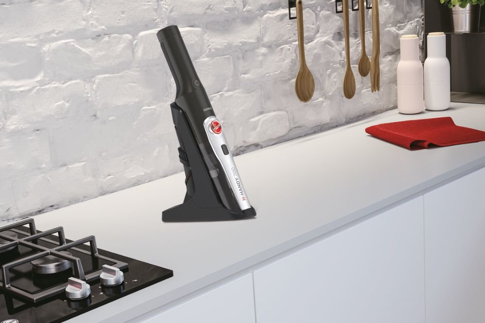 EAN 8059019009834 - Hoover H-HANDY 700 Express HH710T 011 aspiradora de mano Titanio Sin bolsa imagen 16