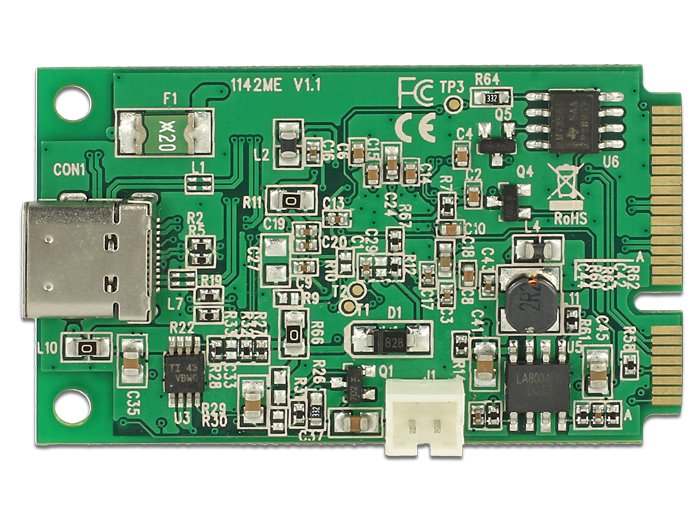 Mini Pcie I O Pcie Full Size 1 X Usb Type-C 3.1 Gen 2 Buchse