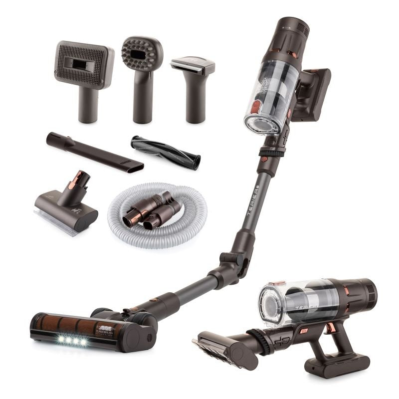 EAN 8590393366491 - Eta Terier 3 v 1 Aspiradora escoba Batería Secar HEPA Sin bolsa 0,5 L 500 W Marrón 4 Ah imagen 34