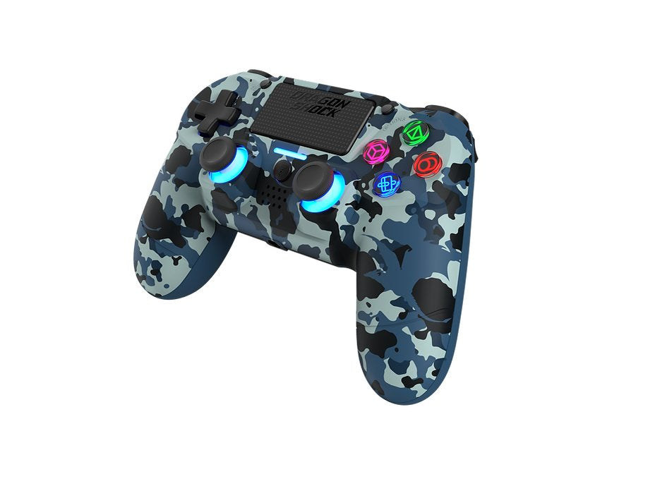 Dragonshock Mando Mizar Inalámbrico Azul Camo Ps4