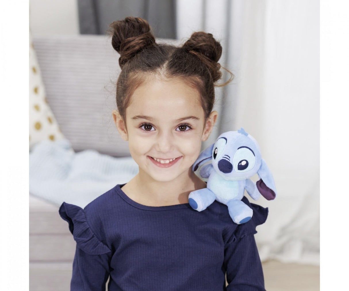 Peluche Hombro Stitch Disney 12cm