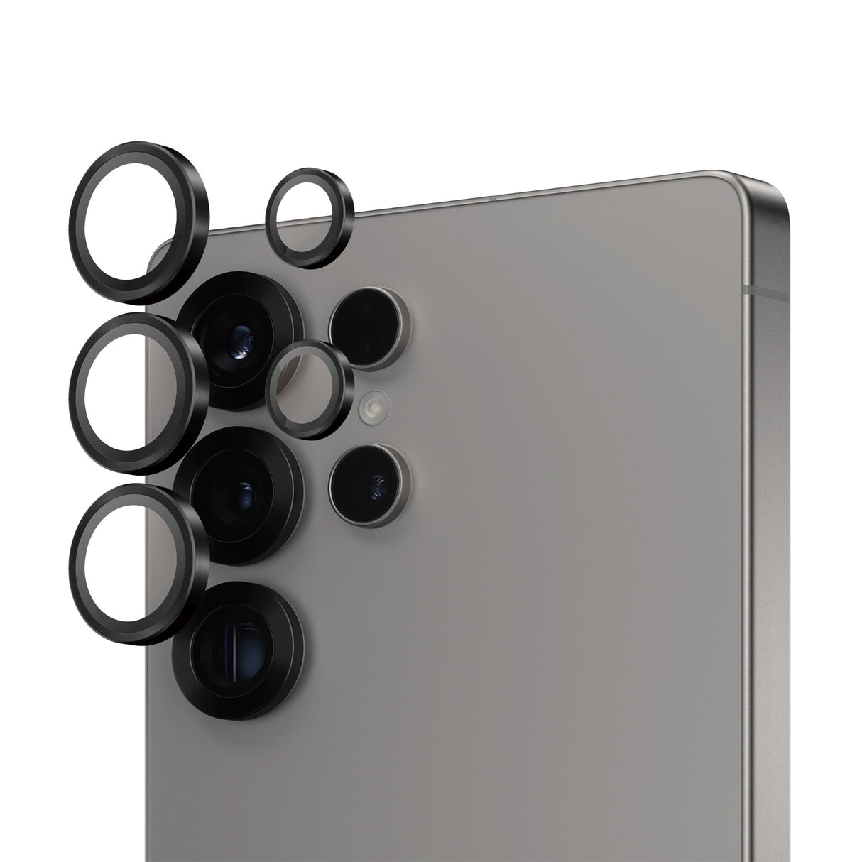 EAN 5715685017070 - PanzerGlass ® Hoops® Camera Lens Protector Black Samsung Galaxy S25 Ultra Protector de pantalla 1 pieza(s imagen 1