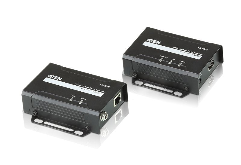 EAN 4719264642715 - ATEN VE801-AT-G extensor audio/video Transmisor y receptor de señales AV Negro imagen 1