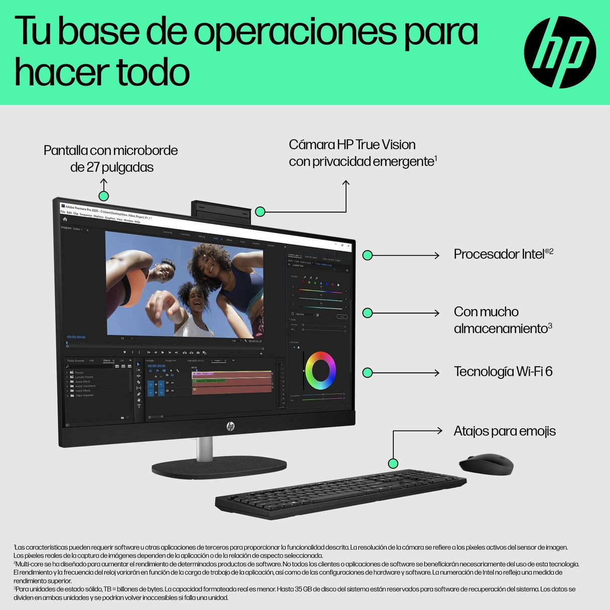 EAN 0198990733418 - HP 27 inch All-in-One 27-cr0089ns PC Intel® Core™ i5 i5-1335U 68,6 cm (27") 1920 x 1080 Pixeles 16 GB DDR imagen 4