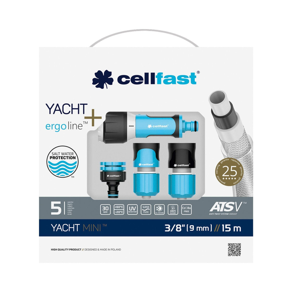 EAN 5901828859397 - CELLFAST 13-391 manguera de jardín 15 m Gris claro imagen 1