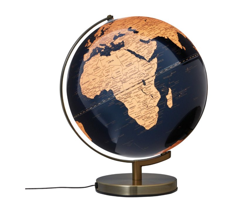 Troika Glohs Mellar Light Antikgold, Dunkelazul