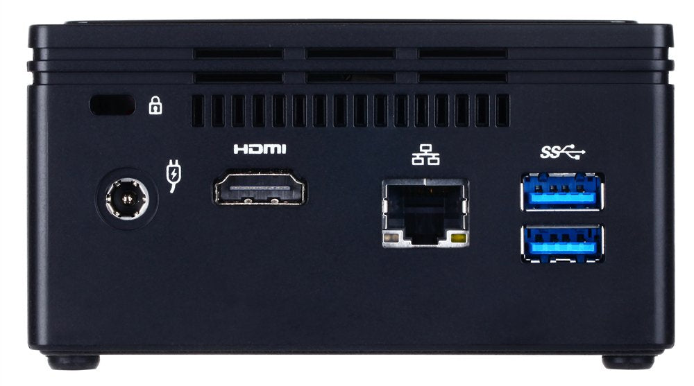 EAN 4719331216719 - GIGABYTE GB-BACE-3160 PC/estación de trabajo barebone 0,69 l tamaño PC Negro J3160 1,6 GHz imagen 3