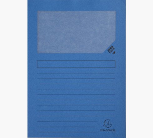 Exacompta Subcarpeta A4 Forever Con Ventana Azul Marino 120gr -100u-